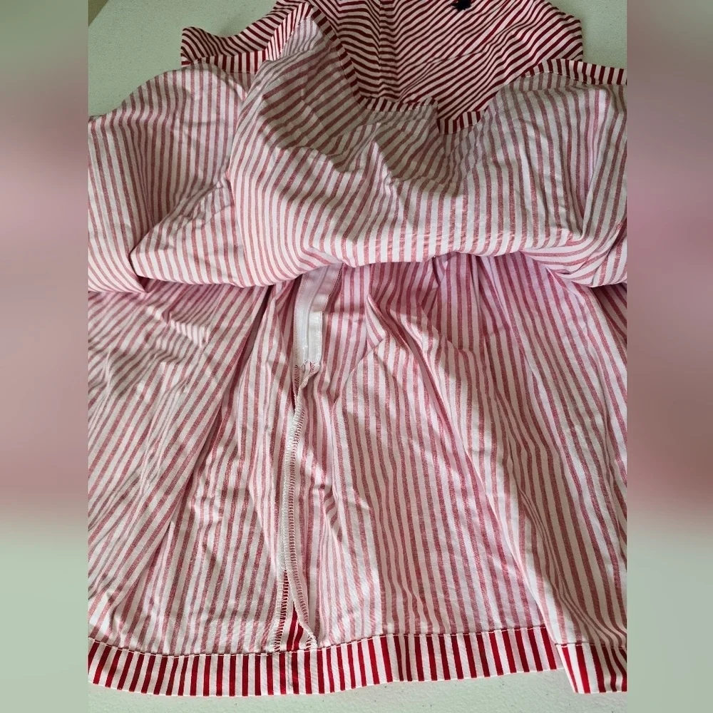 Gymboree red striped  dress size 10